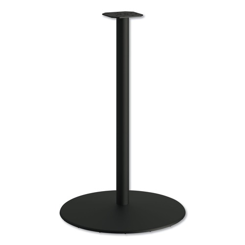 Office Electronics & Batteries | HON HBTTD42.CBK 40.79 in. High Between Round Disc Base for 42 in. Table Tops - Black Mica image number 0