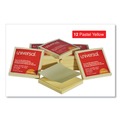 Sticky Notes & Post it | Universal UNV35664 3 in. x 3 in. Fan-Folded Self-Stick Pop-Up Note Pads - Yellow (12/Pack) image number 4