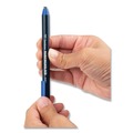 Back to School Sale | Tombow 51536 4.4 millimeter Wax-Based Marking Pencil - Blue Wax/Navy Blue Barrel (10/Box) image number 4