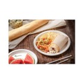Bowls and Plates | Pactiv Corp. PSP10EC EarthChoice Pressware 10 in. Diameter Plate Paper Compostable Dinnerware - White (300/Carton) image number 3