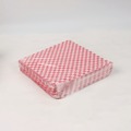 Food Wraps | Paterson WG01008 12 in. x 12 in. Grease-Resistant Food Wrap - Red Check (5000/Carton) image number 0