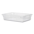 Just Launched | Rubbermaid Commercial FG330800CLR 8.5 Gallon 26 in. x 18 in. x 6 in. Food/Tote Boxes - Clear image number 1