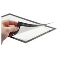 Office Presentation Supplies | Durable 476801 8.5 in. x 11 in. DURAFRAME Sign Holder - Black Frame (2/Pack) image number 7
