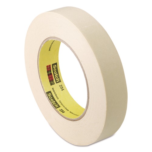 Tapes | Scotch 234 General Purpose Masking Tape 234 3-in Core 24 mm x 55 m Tan 9/Pack image number 0