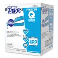 Food Service | Ziploc 364957 7 in. x 7.75 in. 32 oz. Zipper Freezer Bags - Clear (300/Carton) image number 1