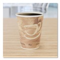  | SOLO 378MS-0029 8 oz. Printed Mistique Polycoated Hot Paper Cup - Brown (1000/Carton) image number 6