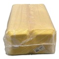 Food Trays, Containers, and Lids | GEN 8PYEL 10.8 in. x 8.82 in. x 1.5 in. #8P Meat Trays - Yellow (200/Carton) image number 0