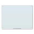 White Boards | U Brands 121U00-01 47 x 35 Glass Dry Erase Board - White Surface image number 0