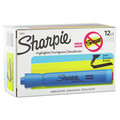 Highlighters | Sharpie 25010 Chisel Tip Tank Style Highlighters - Blue Ink/Barrel (1-Dozen) image number 0
