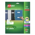 Labels | Avery 06460 1 in. x 2.63 in. Inkjet/Laser Printers Removable Multi-Use Labels - White (750/Pack) image number 0