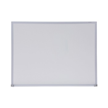 Universal UNV43622 24 in. x 18 in. Melamine Dry Erase Board with Anodized Aluminum Frame - White Surface