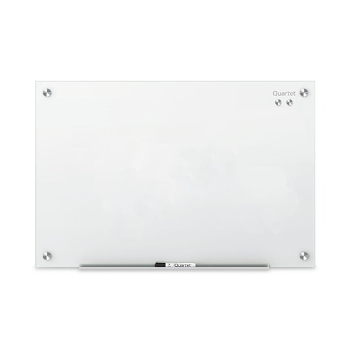 White Boards | Quartet G2418W 24 in. x 18 in. Infinity Magnetic Glass Marker Board - White Surface image number 0