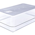 Food Trays, Containers, and Lids | Carlisle 10202B07 19.4 qt 12.5 in. x 20.75 in. x 6 in. StorPlus Polycarbonate Food Pan - Clear image number 2