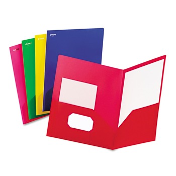 JUST LAUNCHED | Oxford 99810EE Fashion Polyport Polypropylene Twin-Pocket Portfolio - Assorted (25/Box)
