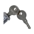 Cleaning Carts | Rubbermaid Commercial FG9T73M20000 Replacement Lock and Keys for Cleaning Carts - Silver image number 1