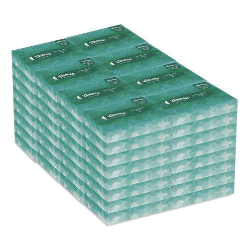  | Kleenex 21195 2-Ply Facial Tissue Junior Pack - White (80/Carton) image number 0