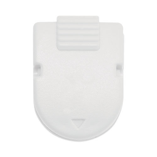 Back to School Sale | Advantus 75356 0.25 in. Jaw Capacity Magnetic/Adhesive Clips - White (20/Box) image number 0