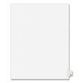 Back to School Sale | Avery 01426 11 x 8.5 Avery Style Preprinted Legal Exhibit Side Z 26-Tab Index Dividers - White (25/Pack) image number 0