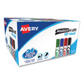 Washable Markers | Avery 98188 Broad Chisel Tip Desk-Style MARKS A LOT Dry Erase Marker Value Pack - Assorted Colors (24/Pack) image number 1
