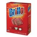 Sponges & Scrubbers | Brillo 23310 2.5 in. x 3 in. Steel Wool Soap Pads - Gray/Pink (12/Carton) image number 3