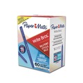 Pens | Paper Mate 4621501C 1 mm Write Bros. Medium Ballpoint Stick Pen Value Pack - Blue Ink/Blue Barrel (60/Pack) image number 1