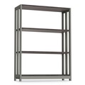 Office Filing Cabinets & Shelves | Linea Italia LITTR735MOC 31-1/2 in. x 11-5/8 in. x 43-1/4 in. Three-Shelf Trento Line Bookcase - Mocha image number 2