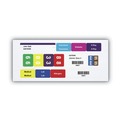 Labels | Smead 66006 1.5 in. x 7.5 in. Color-Coded Smartstrip Inkjet Refill Label Forms - Assorted, White (250/Pack) image number 3