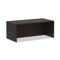 Office Desks & Workstations | Alera ALEVA217236ES 71 in. x 35.5 in. x 29.63 in. Valencia Series Straight Front Desk Shell - Espresso image number 0