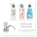 Soap Dispensers | GOJO Industries 8500-01 1,500 mL/2,300 mL 4.5 x 11.88 x 4.5 CX Counter Mount Foam Soap Dispenser - Chrome image number 2