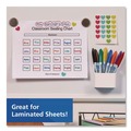 Permanent Markers | EXPO 2134345A Vis-a-Vis Wet Erase Marker Fine Bullet Tip Assorted Colors 8/Pack image number 5