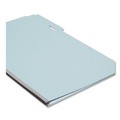 File Folders | Smead 22530 1/3-Cut Tabs Assorted Legal Size 1 in. Expansion Recycled Heavy Pressboard Folders - Blue (25/Box) image number 2