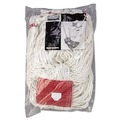 Mops | Rubbermaid Commercial FGA25306WH00 Web Foot Shrinkless Large Cotton/Synthetic Wet Mop Head with 5 in. Headband - White (6/Carton) image number 1