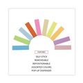 Sticky Notes & Post it | Universal UNV99026 1/2 in.x 2 in. Self-Stick Page Tabs - Assorted Colors (500/Pack) image number 3