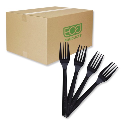  | Eco-Products EP-S112 6 in. 100% Recycled Content Fork (1000/Carton) image number 0
