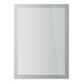 Mailroom Equipment | Durable 400023 8.5 in. x 11 in. DURAFRAME SUN Sign Holder - Silver Frame (2/Pack) image number 0