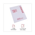 Labels | Universal UNV90108 8.5 in. x 11 in. Copier Mailing Labels - White (100/Box) image number 4