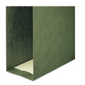 File Folders | Smead 64259 2 in. Capacity Letter Size Box Bottom Hanging File Folders - Standard Green (25/Box) image number 5