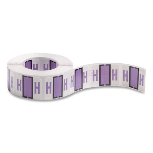 Labels | Smead 67078 1 in. x 1.25 in. H Color-Coded End Tab Filing Labels - White (500/Roll) image number 0