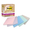 Sticky Notes & Post it | Post-it Notes Super Sticky 654R-5SSNRP 3 in. x 3 in. 100 Percent Recycled Paper Super Sticky Notes - Wanderlust Pastels (5-Pads/Pack) image number 0