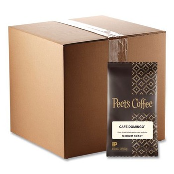 PRODUCTS | Peet's Coffee & Tea 504918 2.5 oz. Frack Pack Coffee Portion Packs - Cafe Domingo Blend (18/Box)