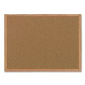Bulletin Boards | MasterVision MC070014231 Value Cork 24 in. x 36 in. Bulletin Board - Brown Surface/Oak Frame image number 0