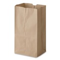 Food Service | Ross & Wallace Paper Products 130310500PK/BL 7 in. x 4.38 in. x 13.75 in. #10 Size Extra-Heavy-Duty Grocery Paper Bags - Kraft (500/Bundle) image number 2