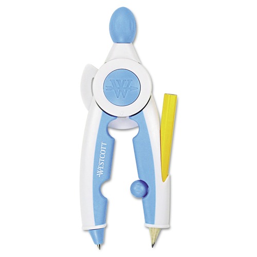 Back to School Sale | Westcott 14377 10 in. Soft Touch School Compass with Antimicrobial Product Protection - Assorted image number 0