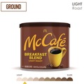 Coffee | McCafe 5000358235 30 oz Can Ground Coffee - Breakfast Blend image number 1