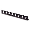 Back to School Sale | GBC 4000104 3/4 in. Diameter 160 Sheet Capacity CombBind Standard Spines - Black (100/Box) image number 1