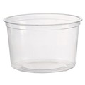  | WNA WNA APCTR16 16 oz. Plastic Deli Containers - Clear (50/Pack, 10 Packs/Carton) image number 0