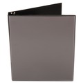 Binders | Universal UNV20961 Economy 1 in. Capacity 11 in. x 8.5 in. Round 3-Ring View Binder - Black image number 4