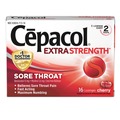 Snacks | Lysol 63824-71016 Extra Strength Sore Throat Lozenge - Cherry (384/Carton) image number 0