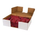 Trash Bags | Inteplast Group WSL2423R 10 gal. 1.3 mil 24 in. x 23 in. Institutional Low-Density Can Liners - Red (25 Bags/Roll, 10 Rolls/Carton) image number 2