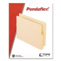 File Folders | Pendaflex 12832 3.5 in. Expansion Letter Size Convertible End Tab File Pockets - Manila (25/Box) image number 3